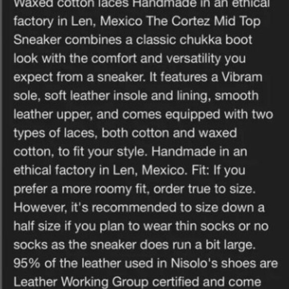Nisolo Cortez Cream/Bone Leather Mid-Top Chukka Boots - Men\'s 9.5 main image 6